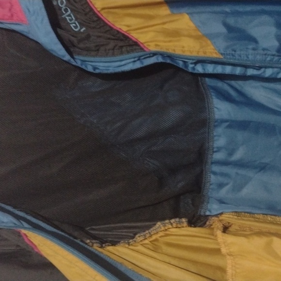 Vintage Reebok Windbreaker Jacket size small Blue Black Retro 80s 90s Athletic - Picture 12 of 12